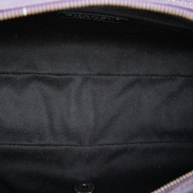 Jumbo Quilted Iridescent Caviar Easy Flap - Image 4