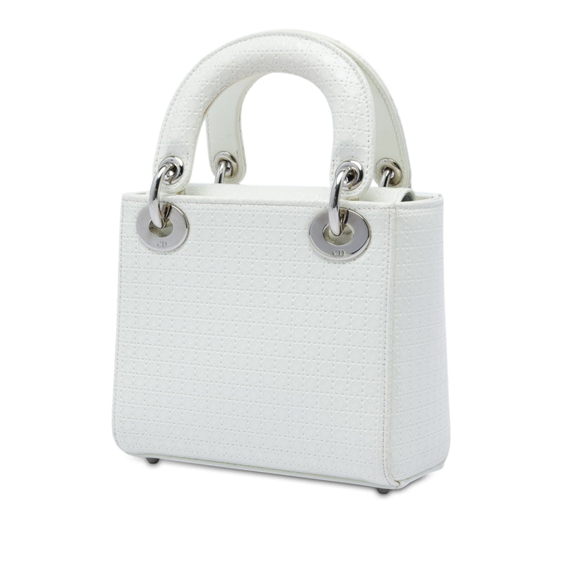 Mini Patent Microcannage Lady Dior - Image 2
