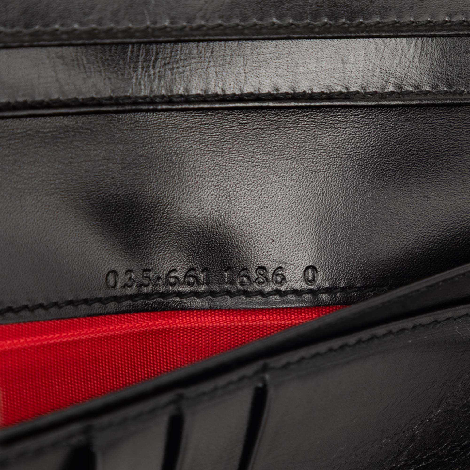 Calfskin Horseshoe Long Wallet - Image 6