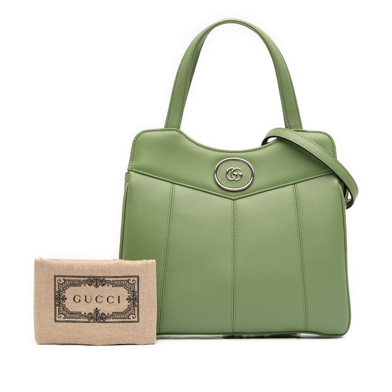 Small Leather Petite GG Tote - Image 12