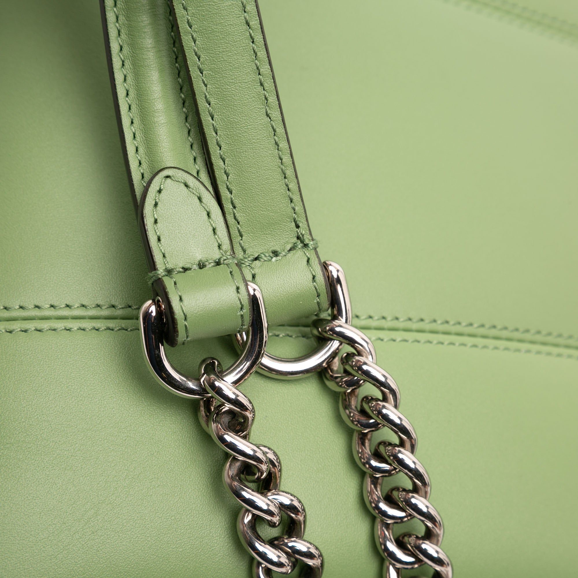 Small Leather Petite GG Tote - Image 9