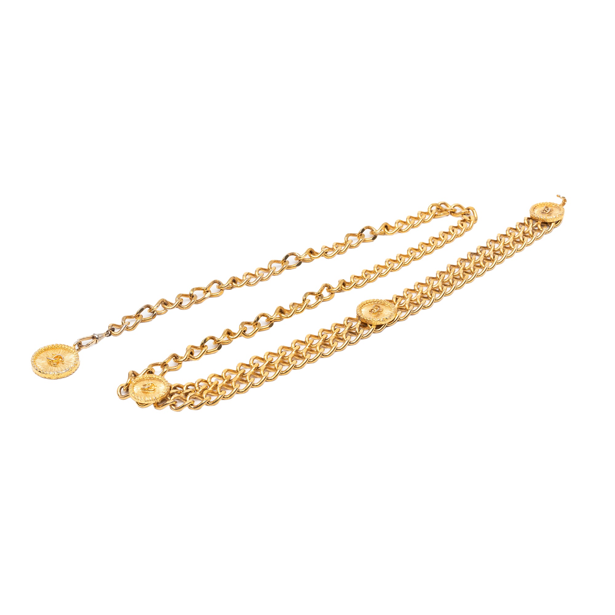 CC Gold Plated Medallion Belt - Image 1