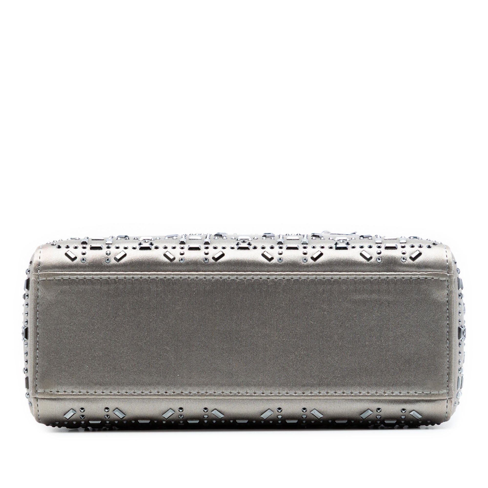 Mini Satin Cannage Strass Crystal Embellished Lady Dior - Image 3