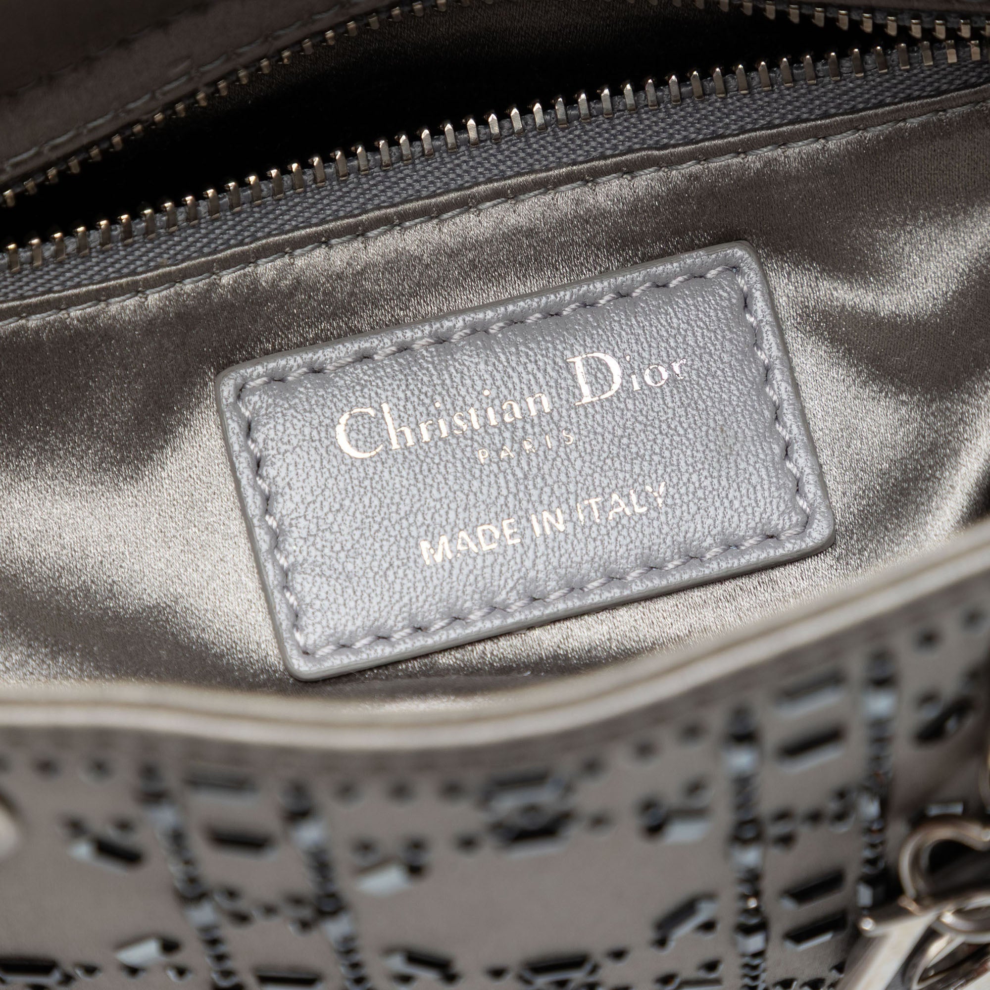 Mini Satin Cannage Strass Crystal Embellished Lady Dior - Image 5