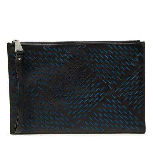 Perforated Leather Clutch - Image 1