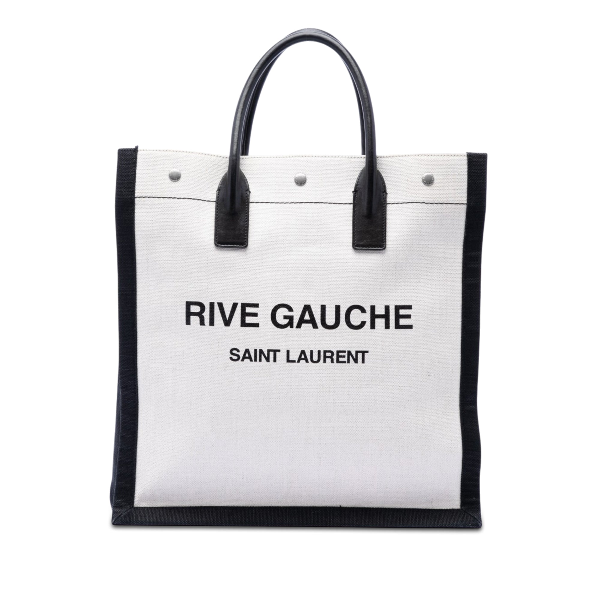 Linen Rive Gauche North South Tote - Image 1
