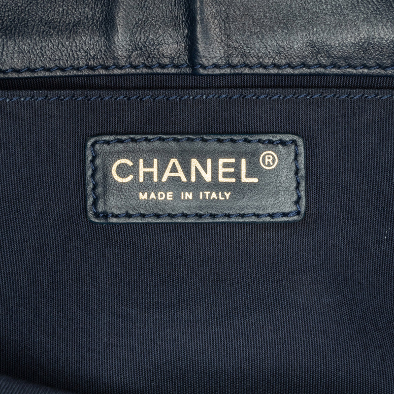 Medium CC Quilted Mixed Fibers and Lambskin Double Flap - Image 5