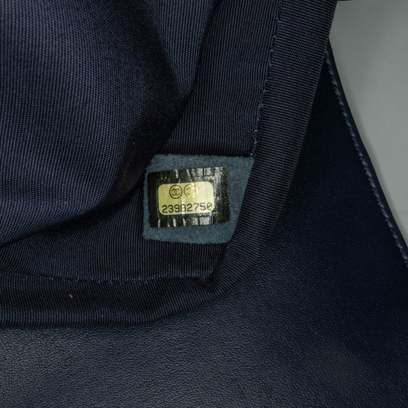 Medium CC Quilted Mixed Fibers and Lambskin Double Flap - Image 6