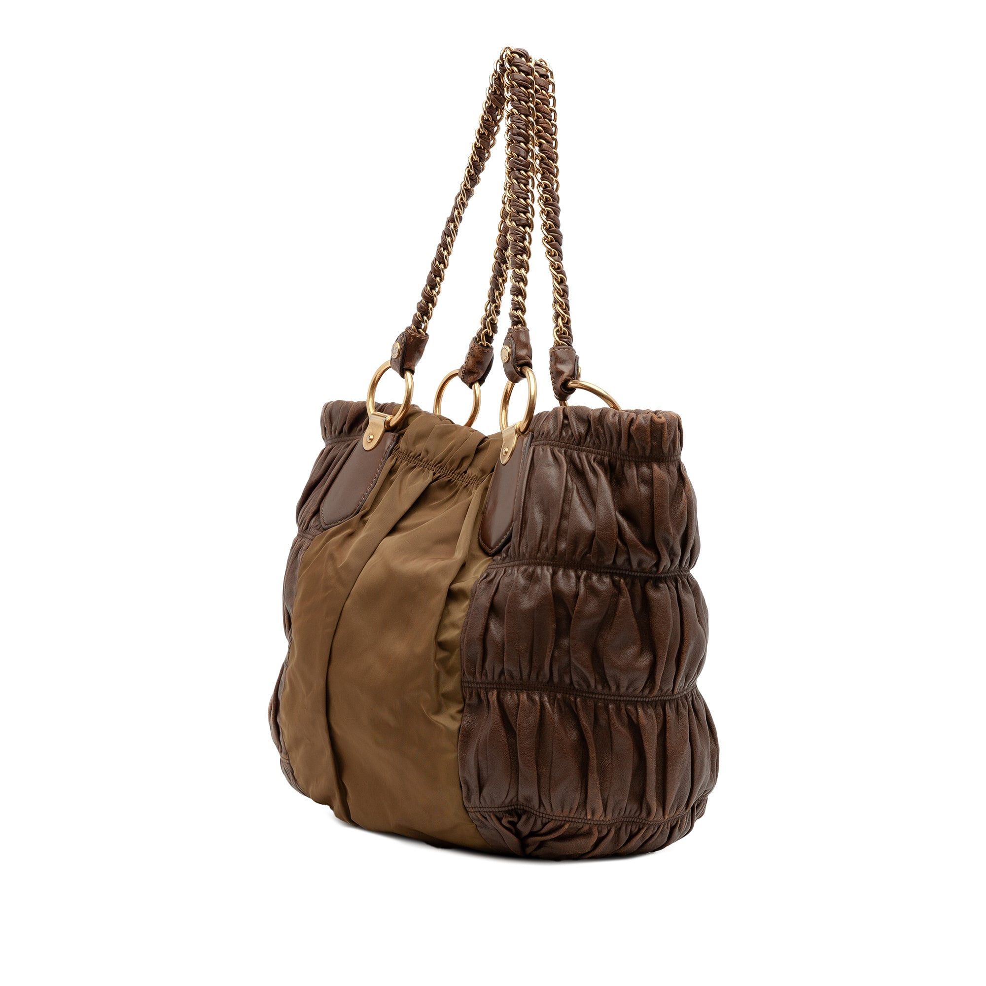 Tessuto and Nappa Gaufre Tote - Image 2