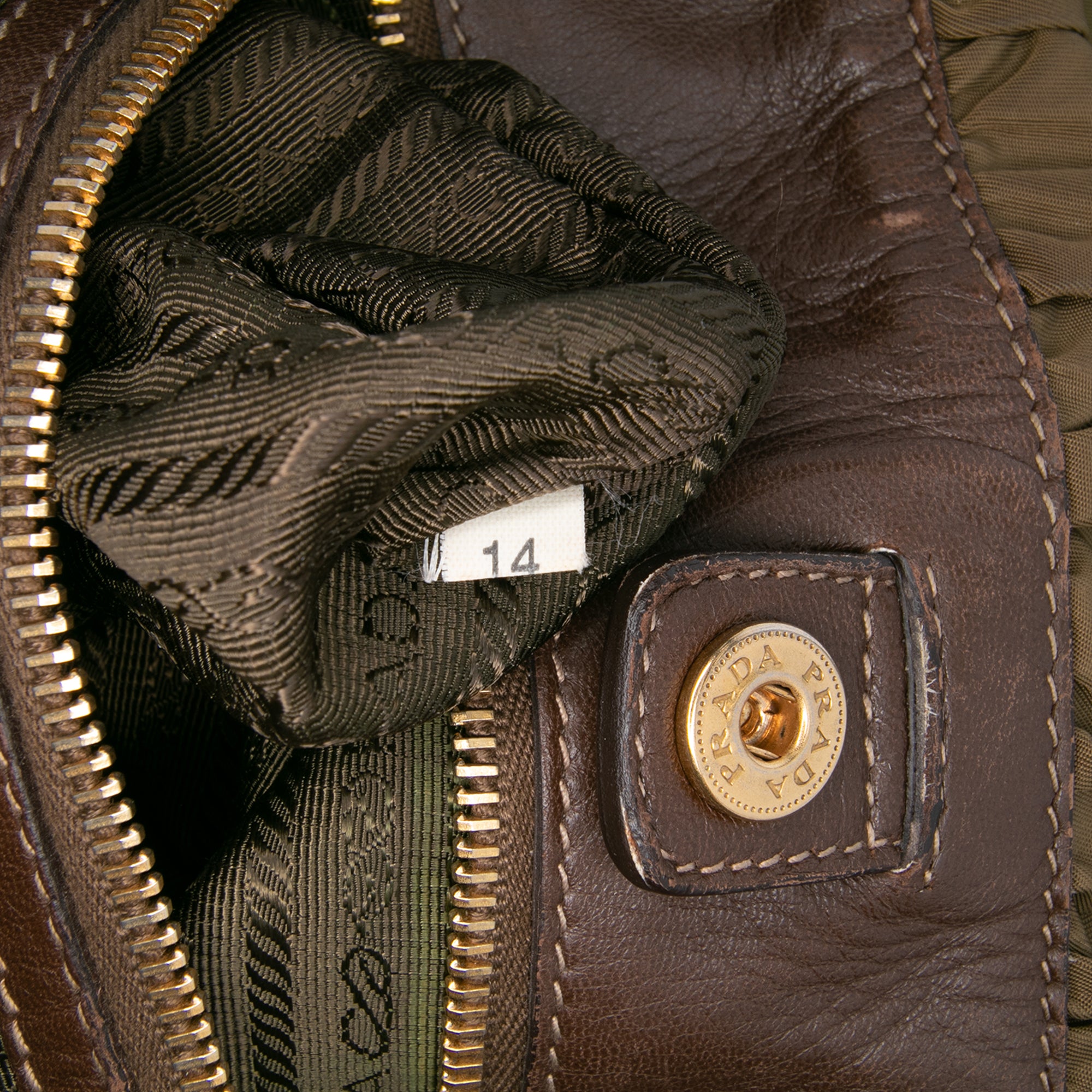 Tessuto and Nappa Gaufre Tote - Image 6