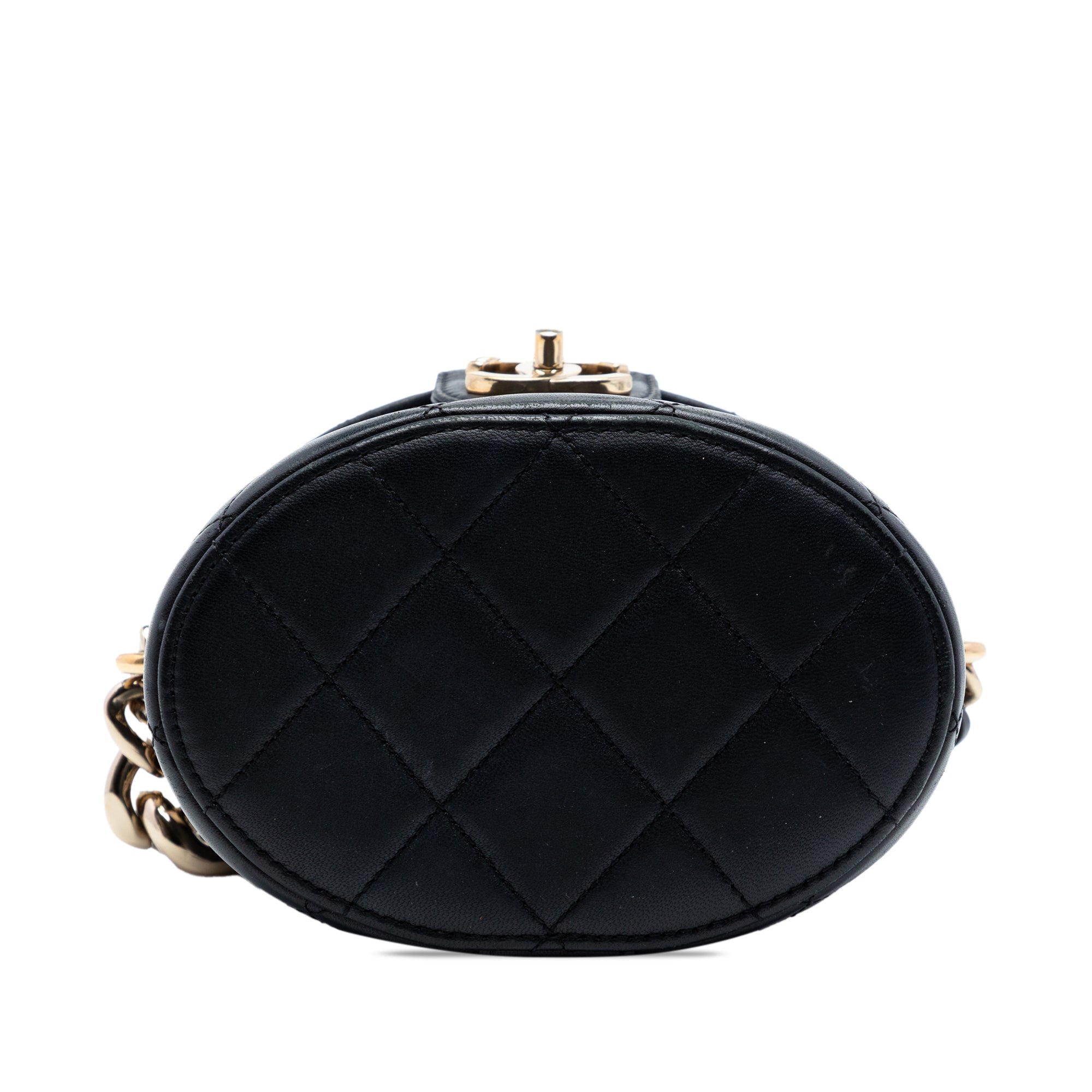 CC Lambskin Elegant Chain Vanity Case - Image 3