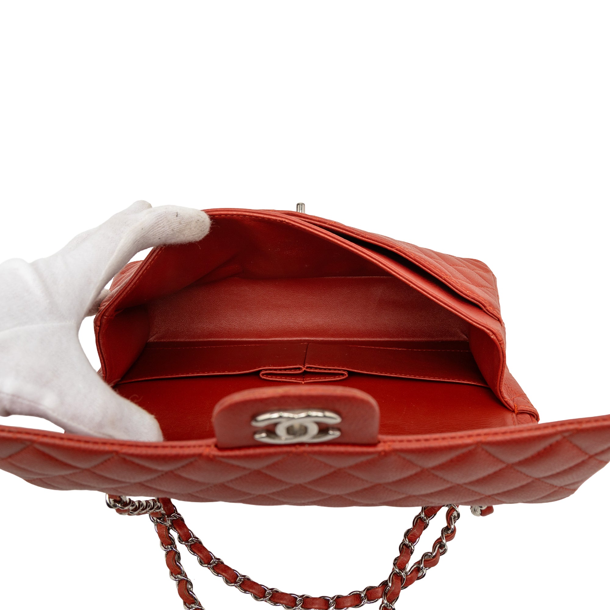 Medium Classic Caviar Double Flap - Image 4