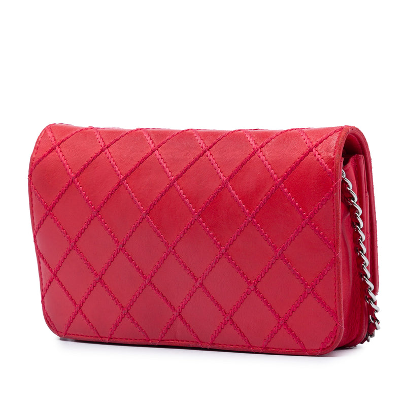 CC Lambskin Wild Stitch Wallet on Chain - Image 2