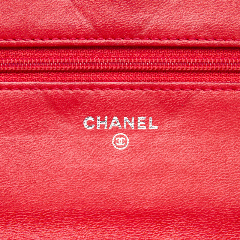 CC Lambskin Wild Stitch Wallet on Chain - Image 5