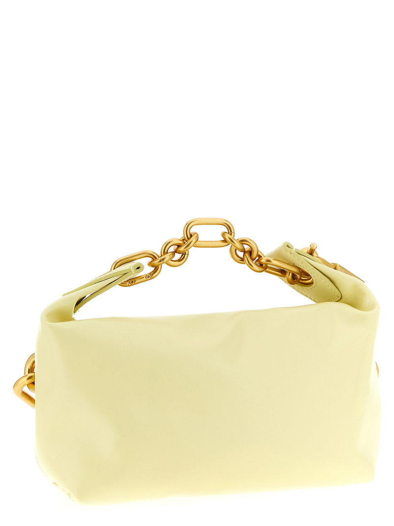 Balmain Sync Mini Top Handle Bag — Cream