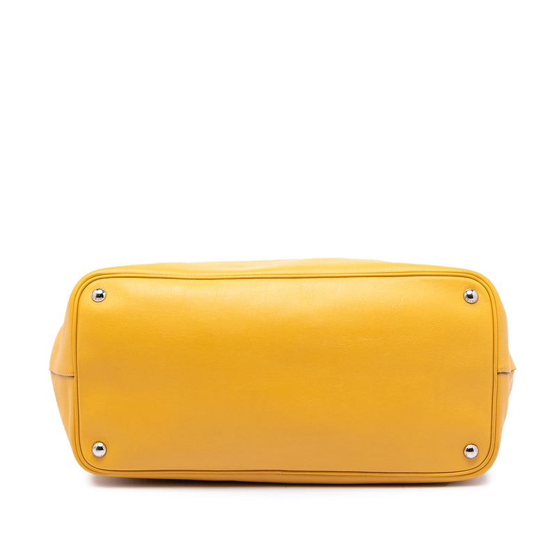 City Calf Leather Buckle Tote - Image 3
