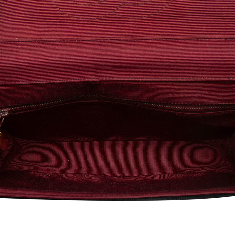 CC Quilted Velvet Half Moon Flap - Image 4