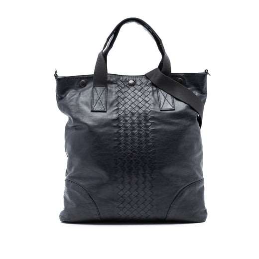 Intrecciato Trimmed Nappa Convertible Tote - Image 1