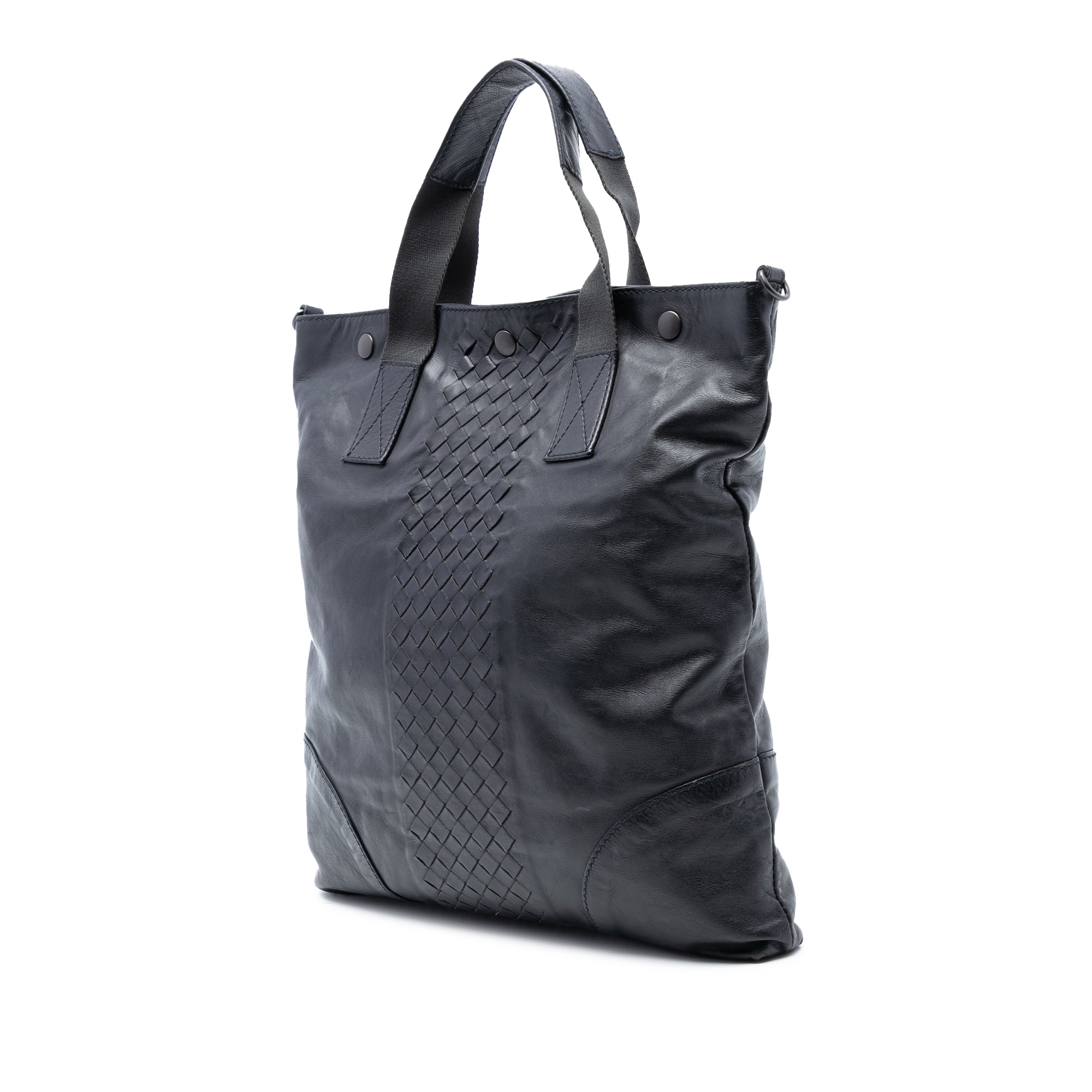 Intrecciato Trimmed Nappa Convertible Tote - Image 2