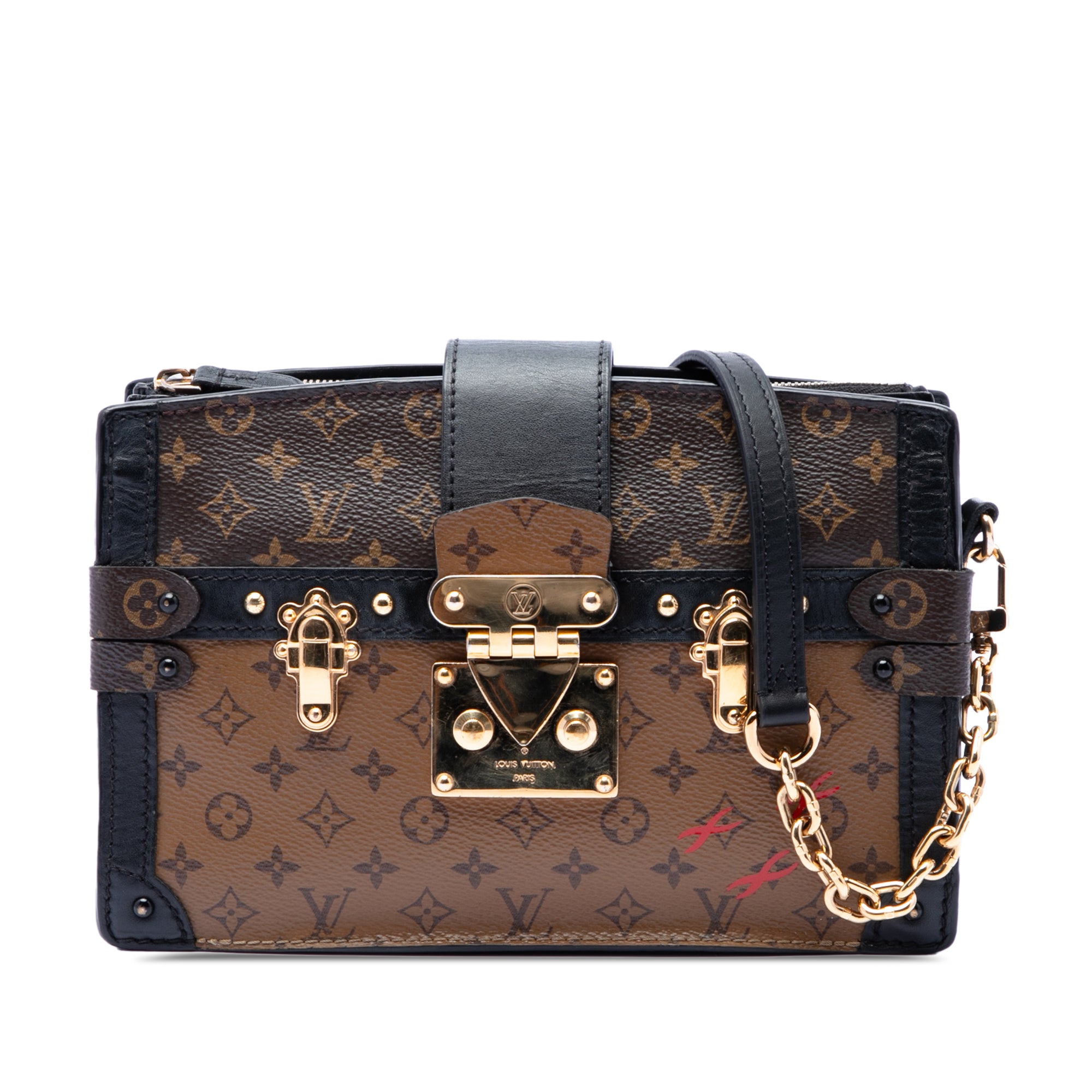 Monogram Reverse Trunk Clutch - Image 1