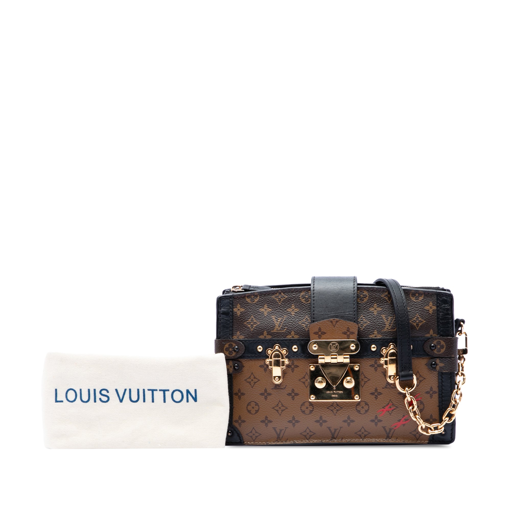 Monogram Reverse Trunk Clutch - Image 7