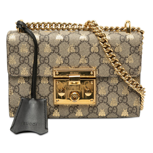 Small GG Supreme Bee Padlock Crossbody - Image 1