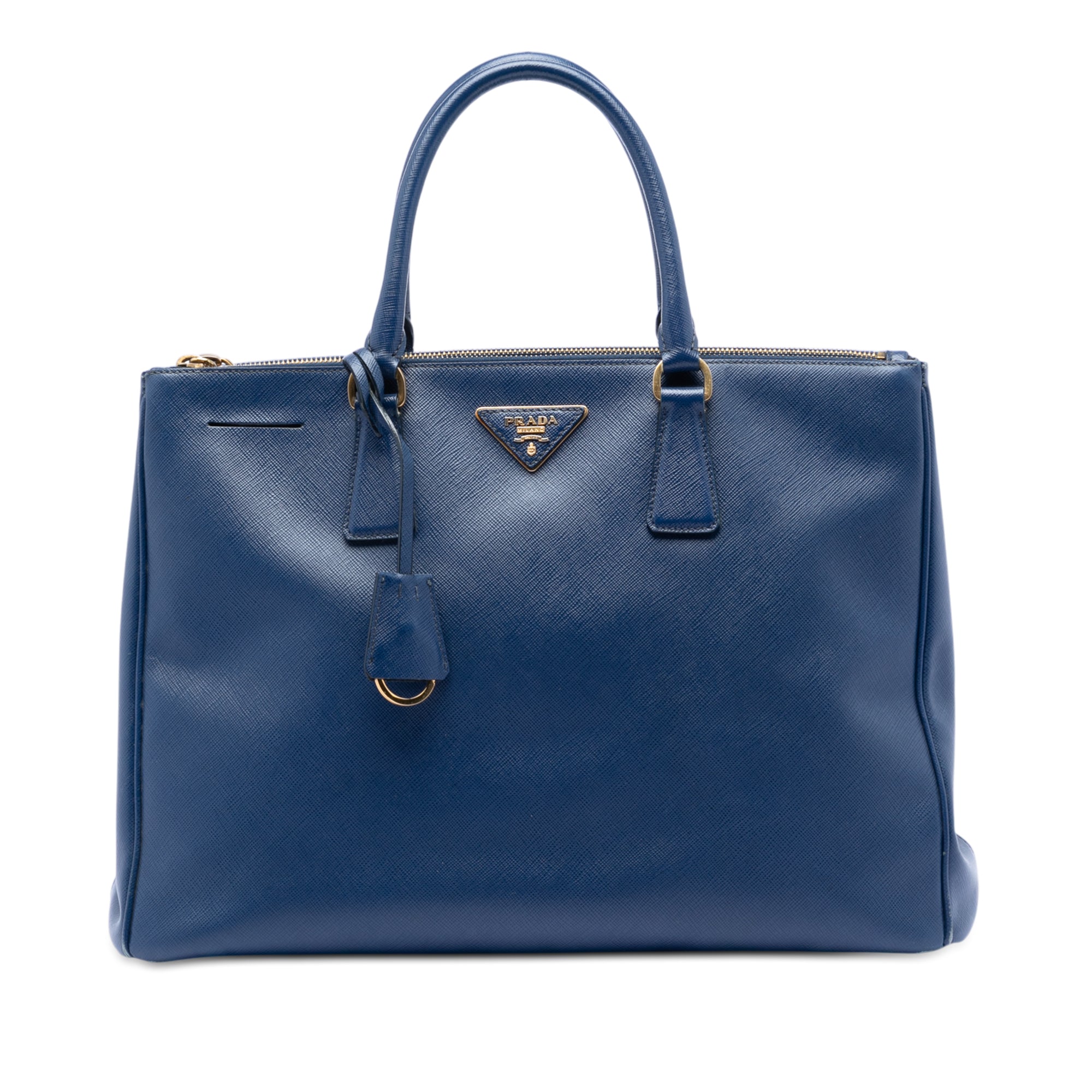 Large Saffiano Lux Galleria Double Zip Tote - Image 1