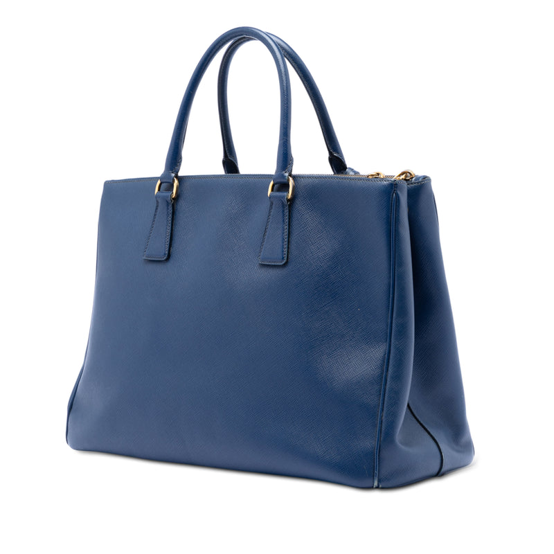 Large Saffiano Lux Galleria Double Zip Tote - Image 2