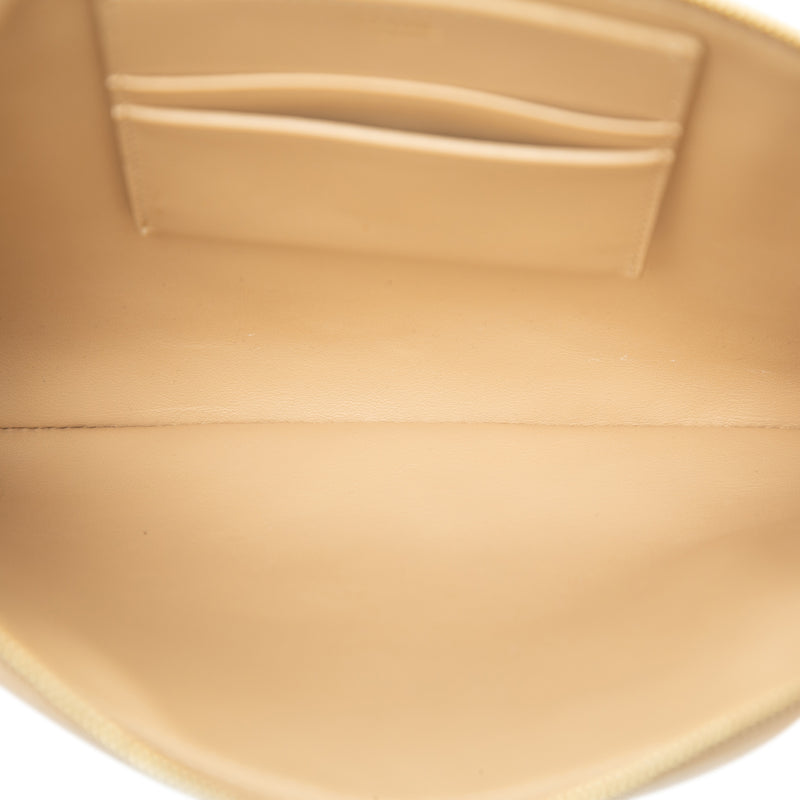 Quilted Calfskin C Charm Clutch - Image 4