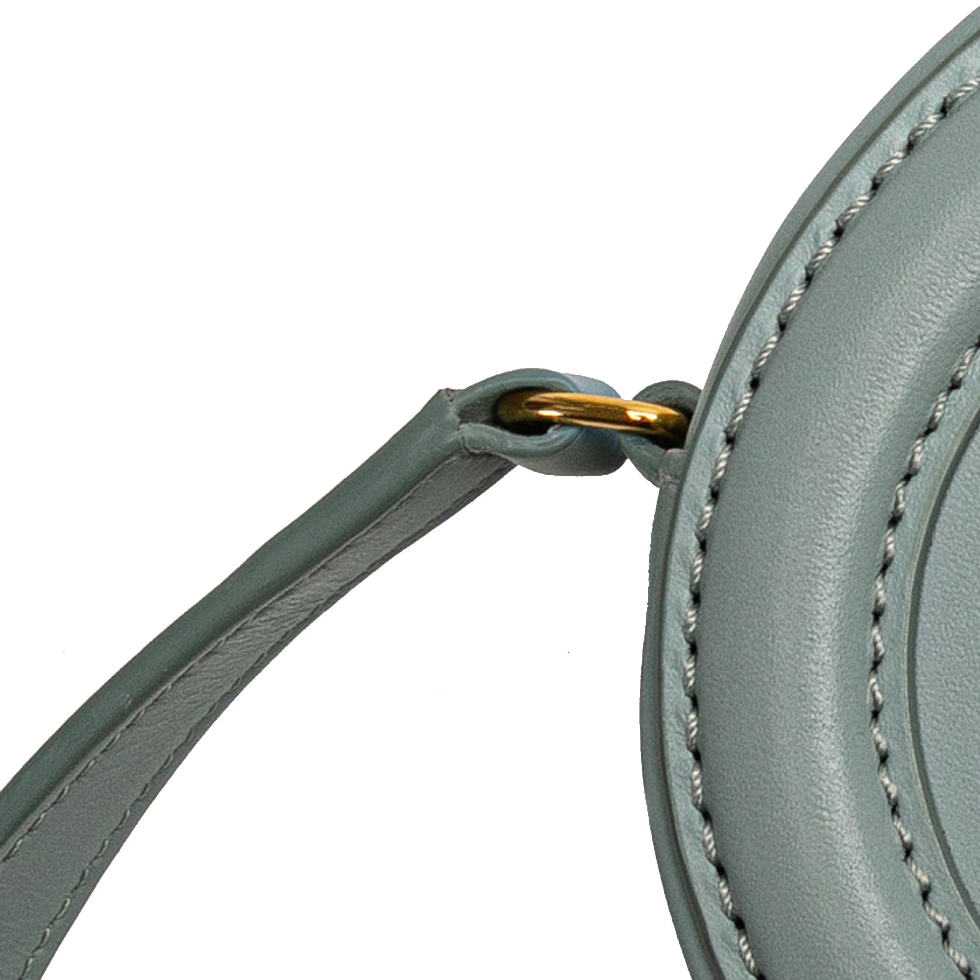 Small Calfskin Cuir Triomphe Oval Crossbody - Image 8