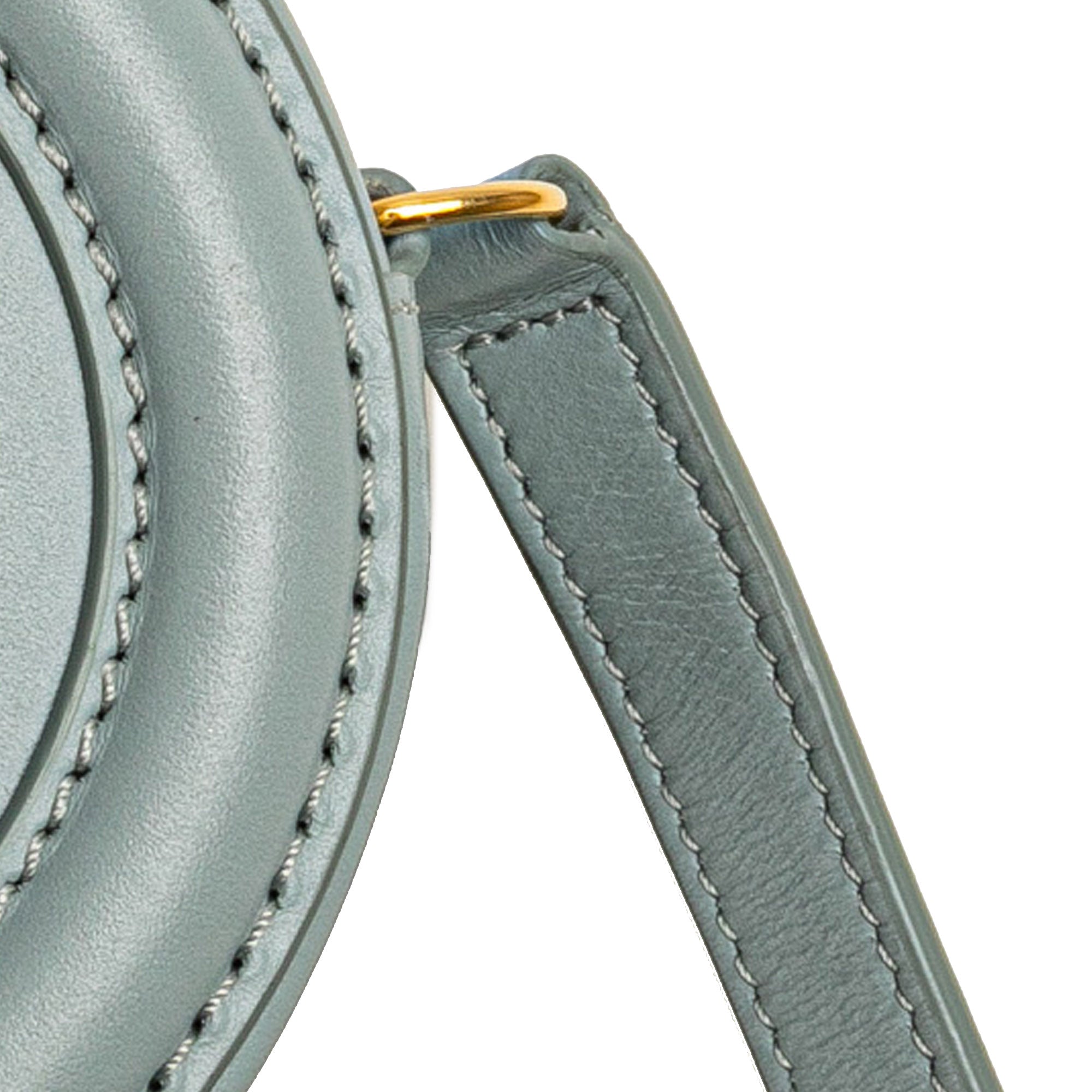 Small Calfskin Cuir Triomphe Oval Crossbody - Image 9