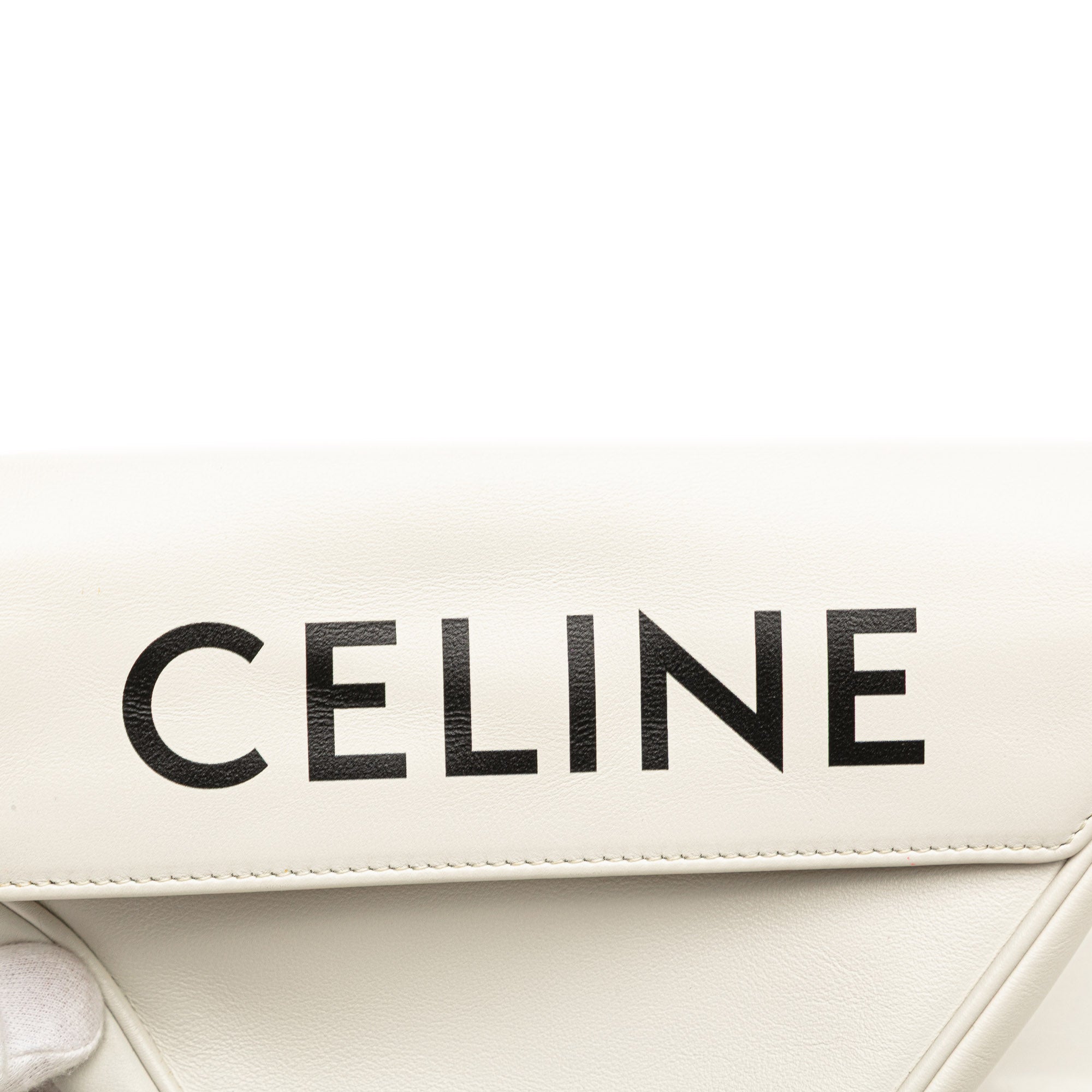 Smooth Calfskin Logo Triangle Crossbody - Image 5