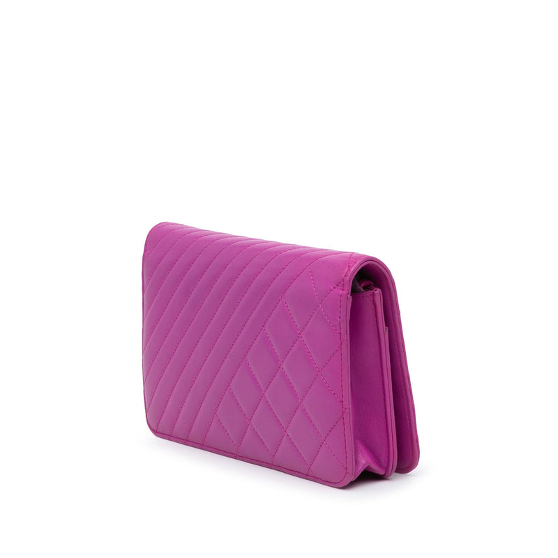 Lambskin Coco Boy Wallet On Chain - Image 2