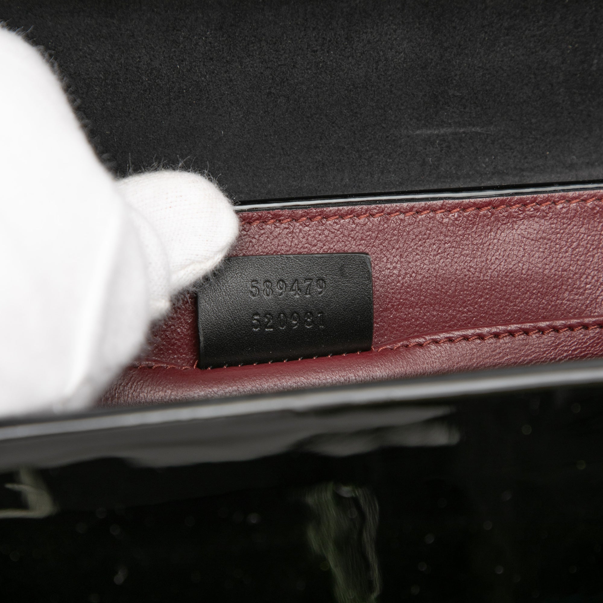 Mini Patent Sylvie 1969 Top Handle Bag - Image 6