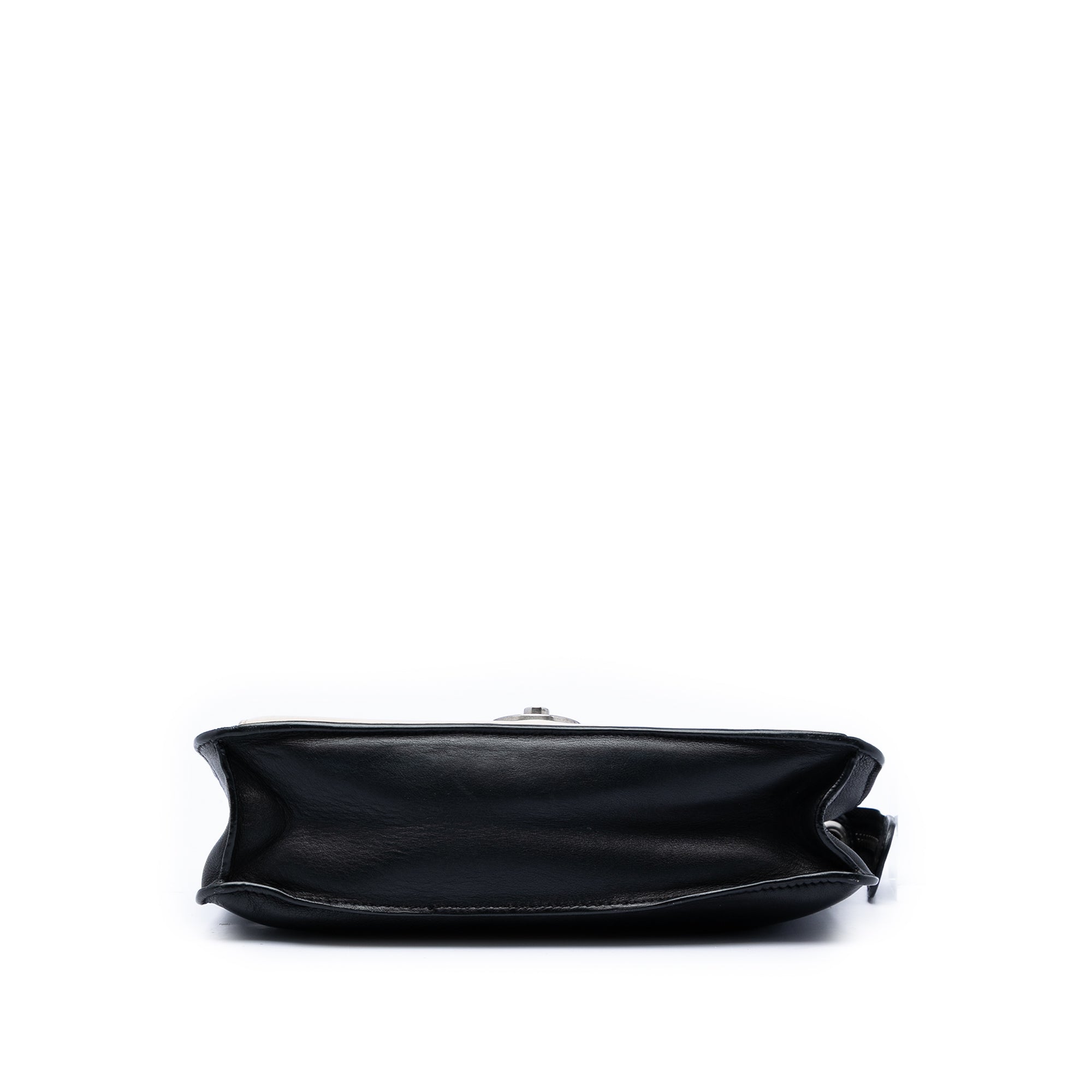 Bicolor Leather Pocket Envelope Zip Crossbody - Image 3