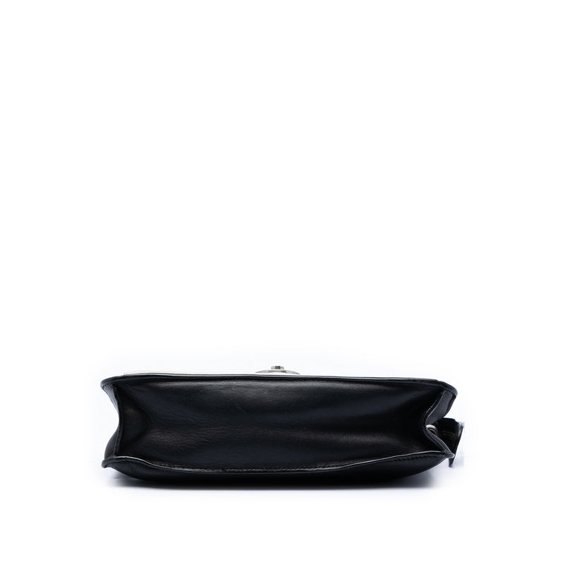 Bicolor Leather Pocket Envelope Zip Crossbody - Image 3