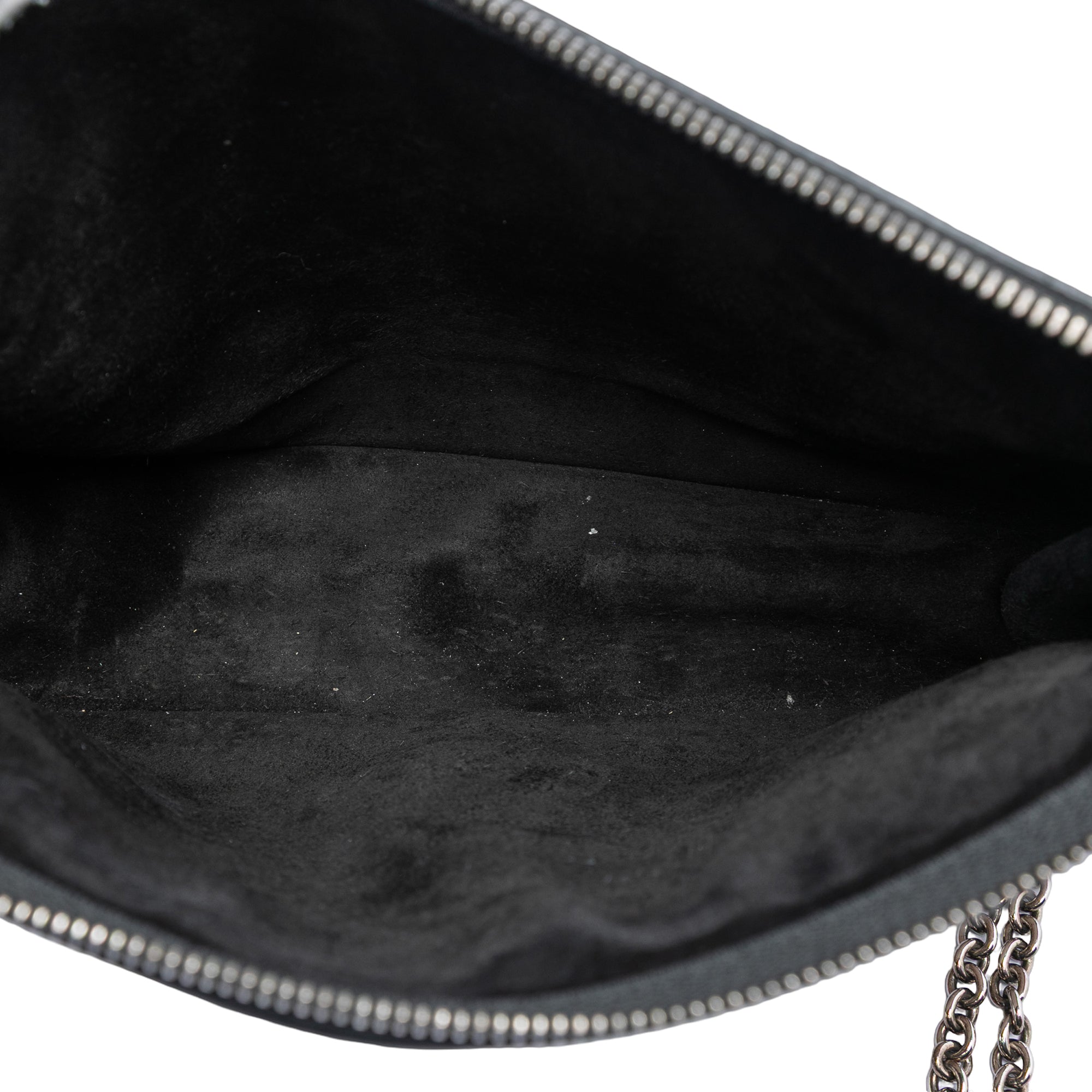Bicolor Leather Pocket Envelope Zip Crossbody - Image 4