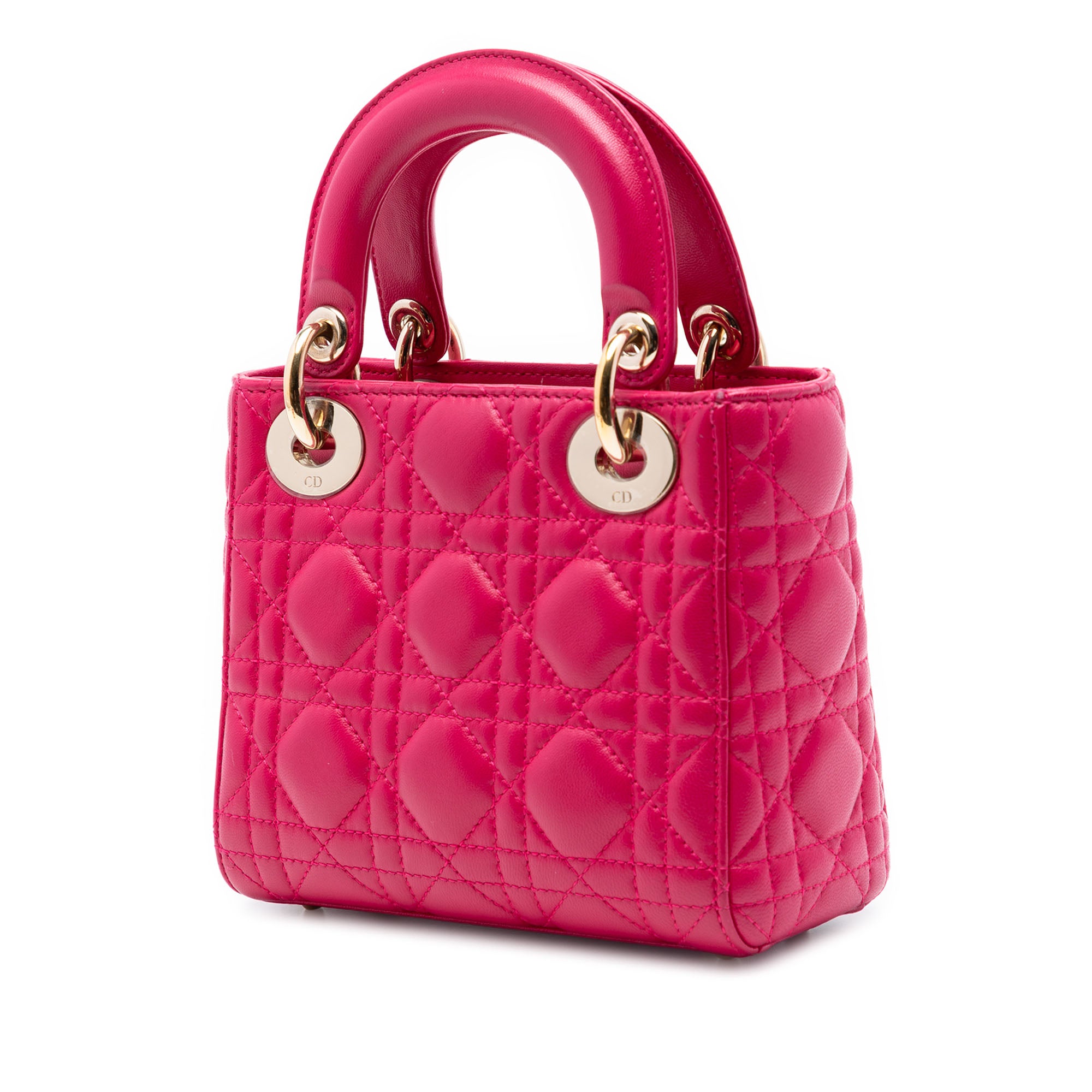 Mini Lambskin Cannage Lady Dior - Image 2