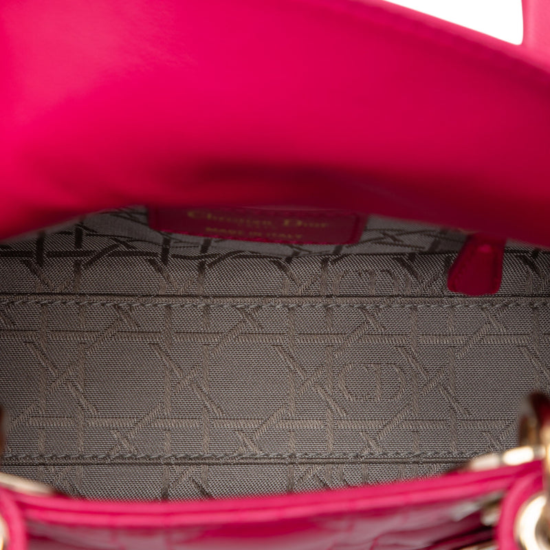 Mini Lambskin Cannage Lady Dior - Image 4