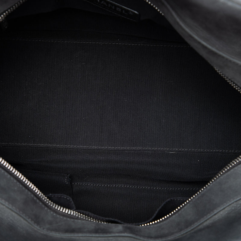 Quilted Iridescent Calfskin Chic Quilt Bowling Bag - Image 4