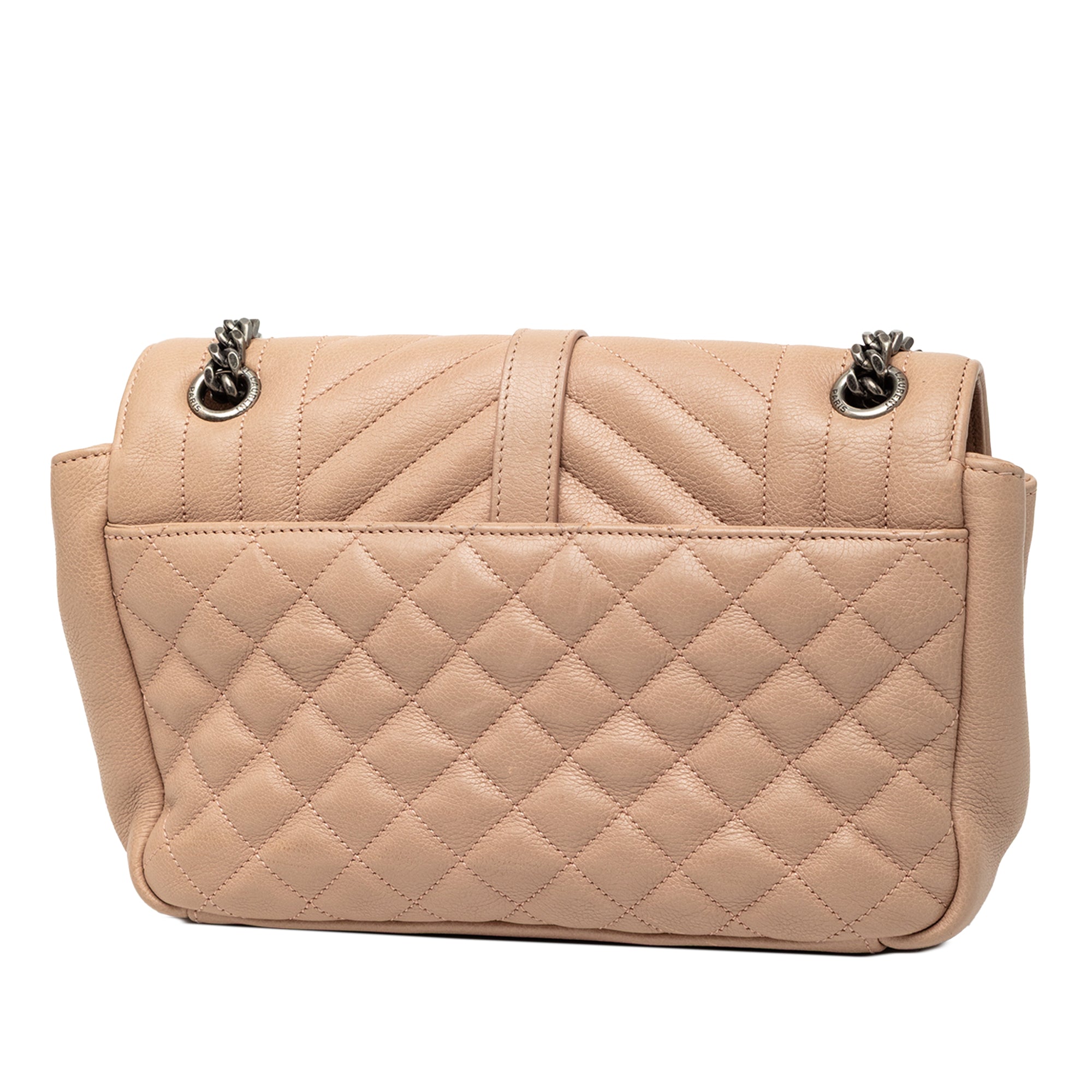 Medium Sheepskin Triquilt Monogram College Bag - Image 2