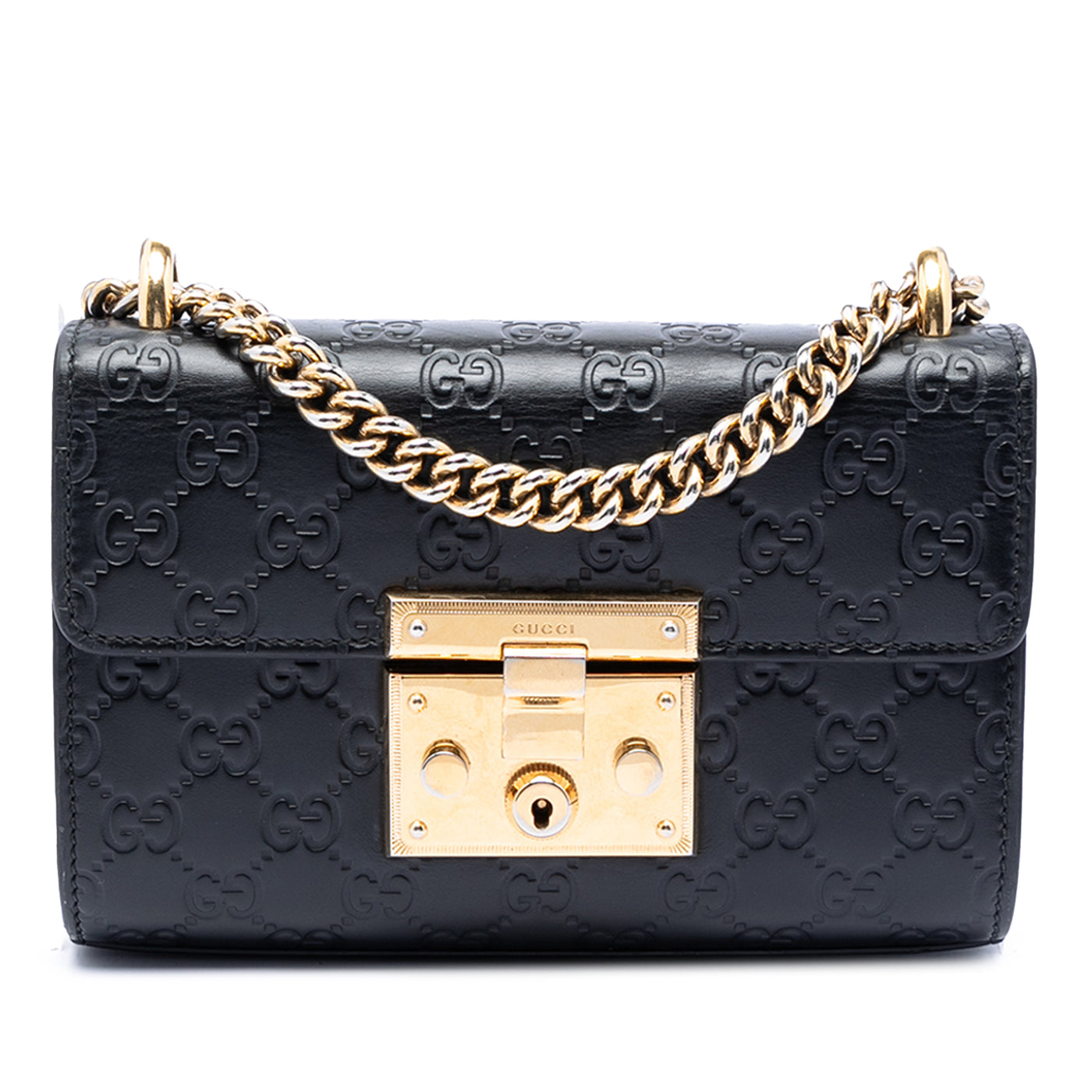 Small Guccissima Padlock Crossbody - Image 1