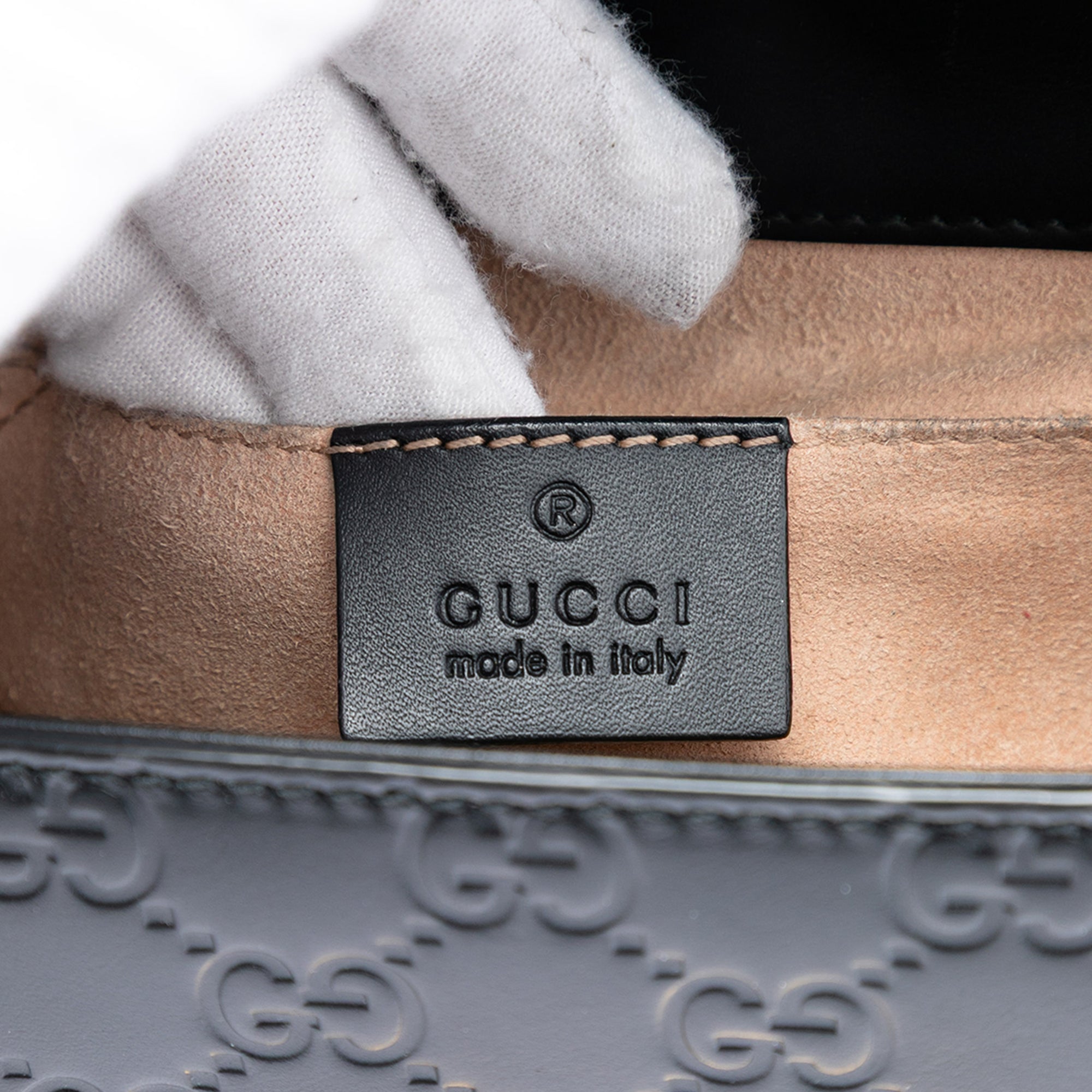 Small Guccissima Padlock Crossbody - Image 5