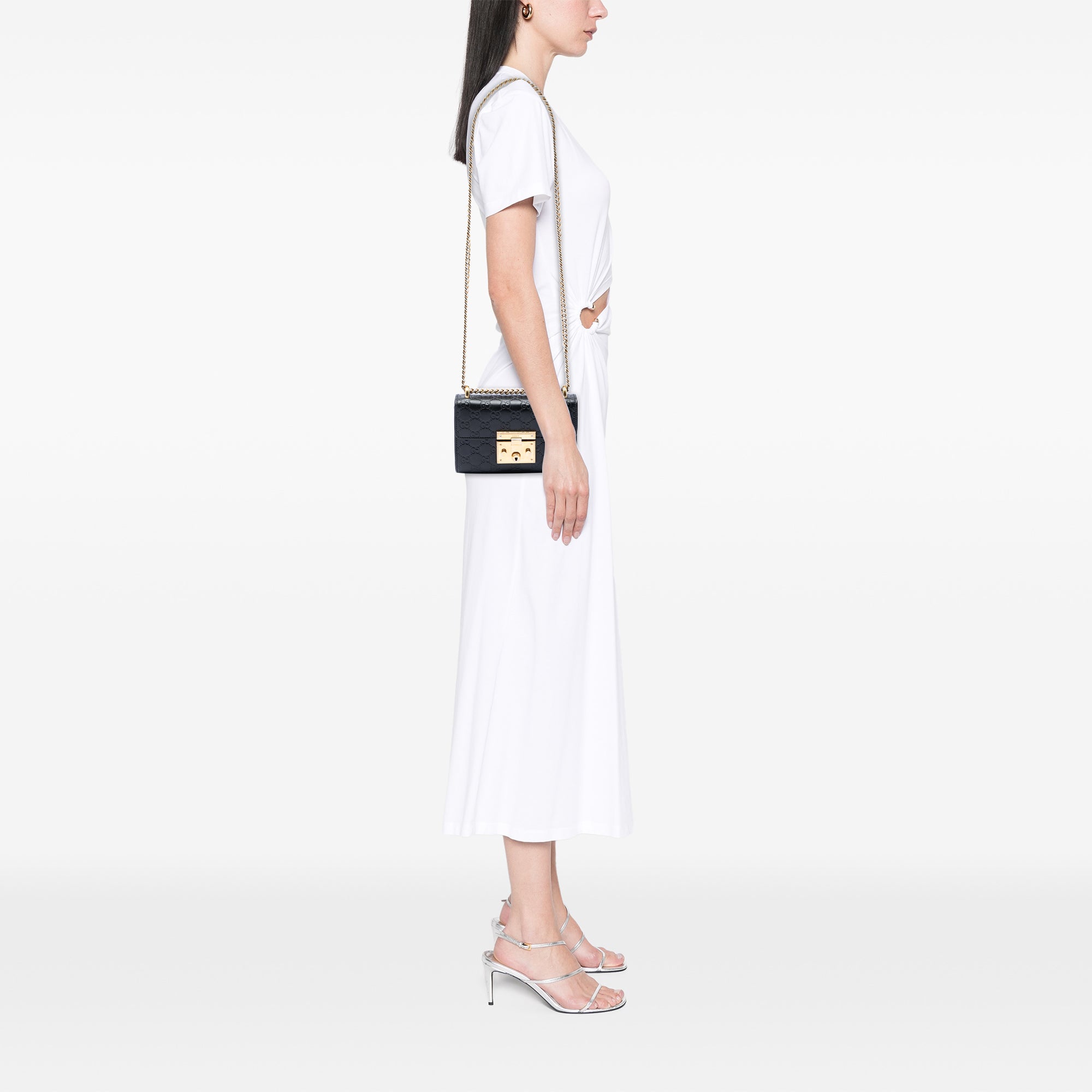 Small Guccissima Padlock Crossbody - Image 7