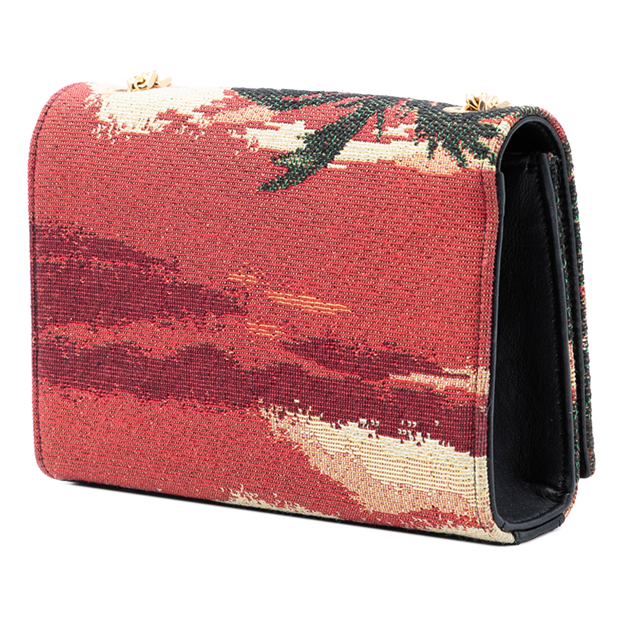 Small Embroidered Canvas Palm Tree Monogram Kate Crossbody - Image 2