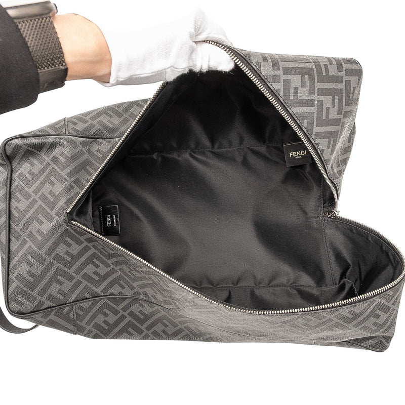 Zucca Coated Canvas Shoe Case - Image 4