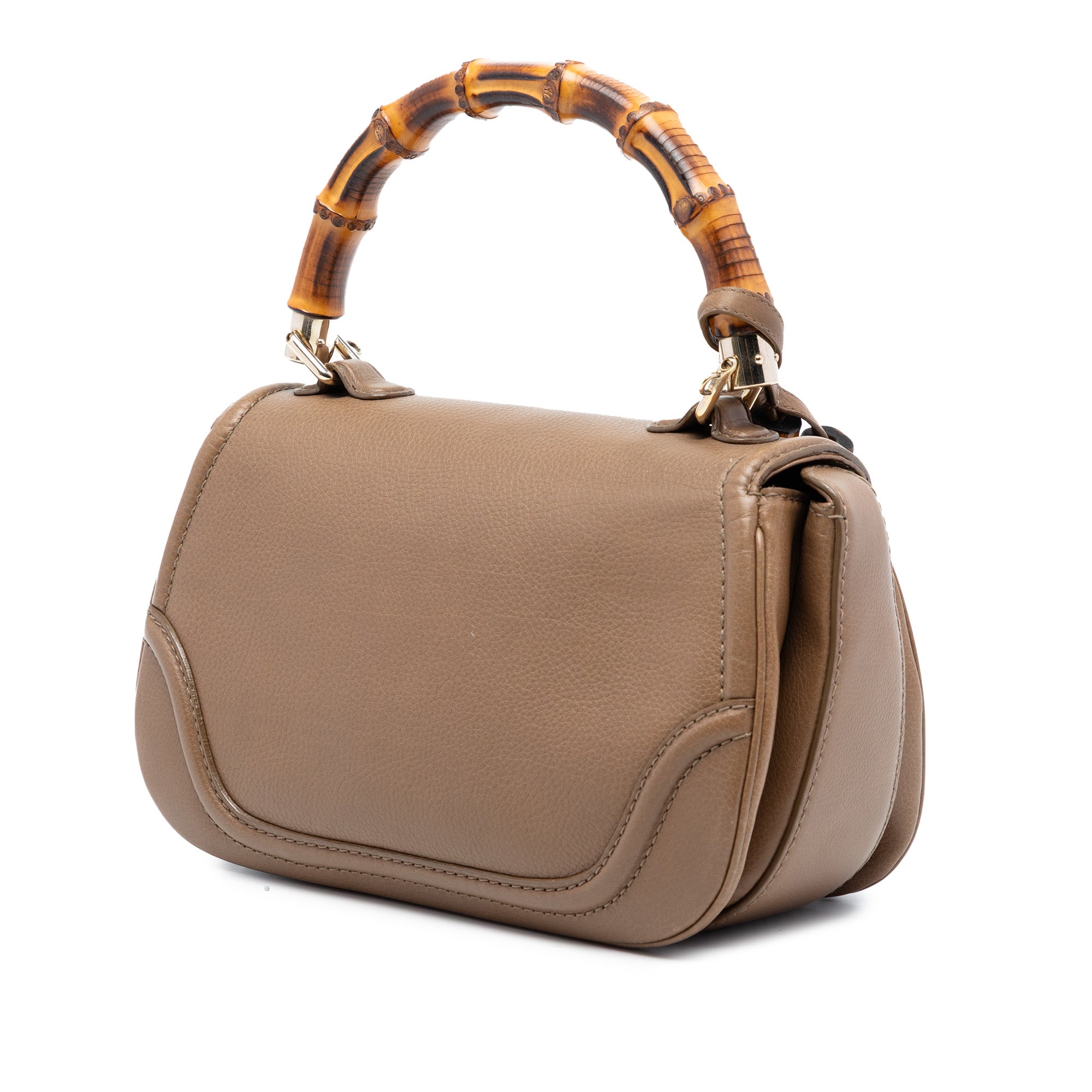 Medium Calfskin New Bamboo Top Handle Bag - Image 2