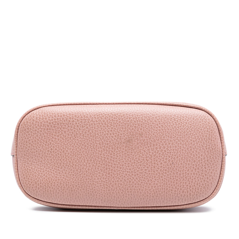 Mini Leather GG Charm Dome Satchel - Image 3