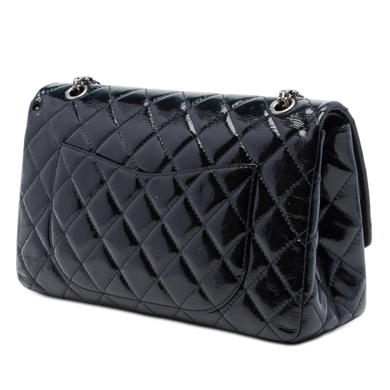 Quilted Crinkled Patent Reissue 2.55 Double Flap 227 - Image 2