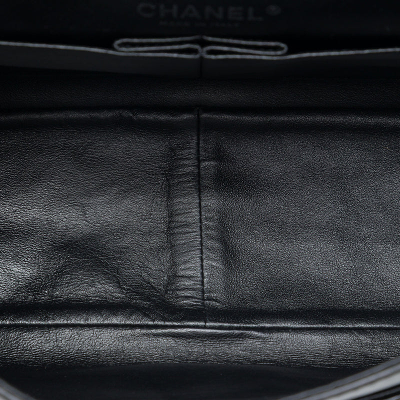 Quilted Crinkled Patent Reissue 2.55 Double Flap 227 - Image 4